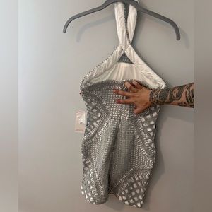 tobi halter mini embroidery design dress